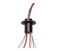 Micro Rotating Slip Ring 2A for RC Excavator DIY Pan Tilt Power Saving | 2/4/6/8/12/18 Channel Micro Slip Ring, 2A, 12.5mm, for RC Excavator DIY Pan/Tilt, 200rpm(12.5mm 8CH 2A)