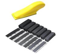 Micro Sander Mini Detail Finger Sander for DIY Crafts Narrow Space Polishing Black