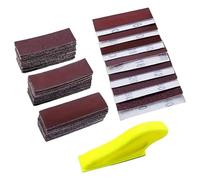 Micro Sander Mini Detail Finger Sander for DIY Crafts Narrow Space Polishing Red