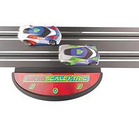 Micro Scalextric Mains Powered Track Piece - Micro Scalextric Accessories, Silver