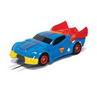 Micro Scalextric Scalextric Micro Cars - Justice League Superman - Toy Slot Car for use Race Tracks or Set - Small Kids Gift Ideas for Boy/Girl Ages 4 Accessories