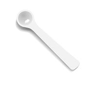 Micro Scoop PP 250 Milligram - Pack of 10 Smidgen Measuring Spoons for Powder Measurement or Baking - Static-Free Tiny Scoops