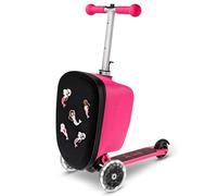 Micro Scooter, Mini LED Suitcase Scooter, Ages 2-6 | Boys & Girls, 2-in-1 Cabin Luggage & Kids Scooter, 13-Litre Storage, Light Up LED Wheels, 50kg Weight Limit