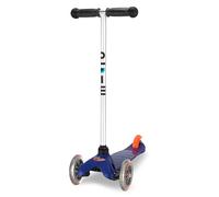 Micro Scooter | Mini Micro Classic Kids Scooter | 2 to 5 Years | Boys & Girls | Lean-To-Steer Design | Lightweight | Puncture-Free PU Wheels | 50kg Weight Limit | Blue