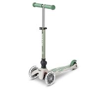 Micro Scooter | Mini Micro Foldable LED Kids Scooter | 2 to 5 Years | Boys & Girls | Lean-To-Steer Design | Handlebar Adjustable & Foldable | Light Up LED Wheels | 50kg Weight Limit | Pistachio Green