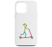 Micro Scooter Stickman Case for iPhone 13 Pro Max