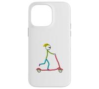 Micro Scooter Stickman Case for iPhone 14 Pro Max