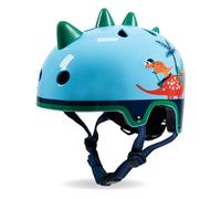Micro Scooters | Bike/Scooter 3D Printed Deluxe Children's Helmet | Cycling Accessories | Adjustable Headwear | Boys & Girls | 55-58cm | Dino