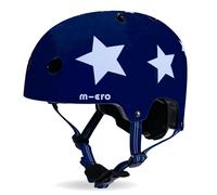 Micro Scooters | Bike/Scooter Printed Deluxe Children's Helmet | Cycling Accessories | Adjustable Headwear | Boys & Girls | 55-58cm | Navy Star