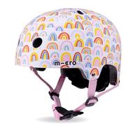 Micro Scooters | Bike/Scooter Printed Deluxe Children's Helmet | Cycling Accessories | Adjustable Headwear | Boys & Girls | 55-58cm | Rainbow