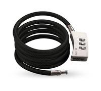 Micro Scooters | Cable Lock | Bike Scooter Bicycle | Anti Theft Outdoor Padlock | Waterproof | Black