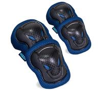 Micro Scooters | Children's Knee Pad Set | Suitable for Bikes, Skateboards, Scooters & Roller Skates | 3-7yrs | 4 Pack | Blue