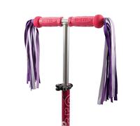 Micro Scooters | Eco Scooter/Bike Ribbons | Handlebar Streamers Tassels | Waterproof | Boys & Girls | Purple