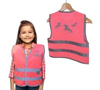 Micro Scooters | Kids' Reflective Safety Vest | Ages 3-6 | Scooter Accessories | Eco-Friendly | High Visibility | Machine Washable | Pink