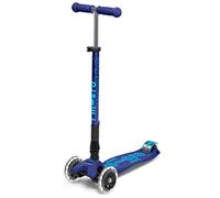 Micro Scooter Maxi Micro Deluxe Foldable Led Scooter Navy One Colour