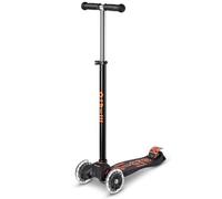 Micro Scooter Maxi Deluxe Led Black One Colour