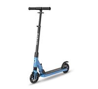 Micro Scooters | Micro Sprite LED Children's Scooter | Handlebar Adjustable | Front Suspension | Foldable | Kickstand | Boys & Girls | 8yrs+ | Blue