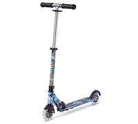 Micro Scooters | Micro Sprite LED Children's Scooter | Handlebar Adjustable | Light Up Wheels | Foldable | 5-12yrs | Boys & Girls | Star Night