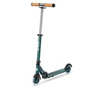 Micro Scooters | Micro Sprite LED Children's Scooter | Handlebar Adjustable | Light Up Wheels | Foldable | Kickstand | 5-12yrs | Boys & Girls | Eco Green