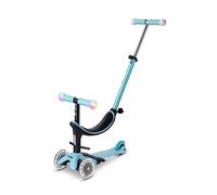Micro Scooters | Mini Micro 2 Grow LED 4in1 Toddler's Trike | Handlebar Adjustable | Foldable | Lightweight | 1-6yrs | Boys & Girls | Blue