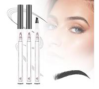 Micro-Sculpting Eyebrow Pencil, Four-Ended Design, Long-Lasting Color, Waterproof and Smudge-Proof, Precisely Defines Eyebrow Shape, Easily Creates a Natural Makeup Effect