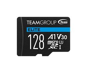 MICRO-SD 128GB-XC TEAM ELITE A1 V30 R/W:90/45MBS