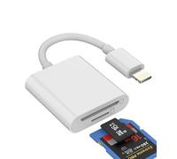 Micro SD Adapter TF Flash Card Reader Connector for Iphone Lightning Camera Memory Apple 11 12 13 14 Pro Max 7 6 8 Plus X XS XR SE Ipad Air Mini 2020 2019 Compact Photo Photography Viewer Accessories