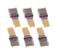 Micro SD Card Extension Board 3D Printer External Micro SD Card Car Navigation Memory Card Male to Female Extension Cable Wear Resistant PCB Board (6 pcs)