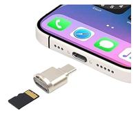 Micro SD Card Reader Adapter USB C 3.0 for Sam-sung, Usb C to SD Card Reader, Type C USB-C to Micro SD TF Card Readers Adapter, Usb OTG Card Readers for Laptops, i-phone & More (Silver)