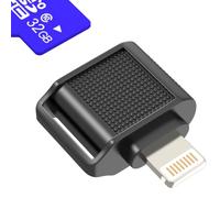 Micro SD Card Reader for iPhone 14 13 Pro Max for Apple for iPad Adapter Memory Stick Digital Camera Lightning Data Transfer Flash Drive Photos TF MFI Certified Adaptor Accessories Cable Compact Plug