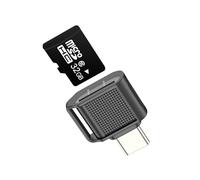 Micro SD Card Reader USB C Adapter for iPhone 17 16 15 Pro Max Compatible with Samsung Galaxy S25 Ultra Digital Camera for Apple for iPad Type C Memory Stick Laptop Transfer Flash Slot TF Compact PC