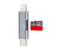 Micro SD Card Reader USB C Adapter for iPhone17 16 15 14 13 Pro Max Digital Camera Memory Stick Lightning for Apple for iPad Transfer Multi Android Converter Laptop Adaptor Flash Cable Compact MacBook