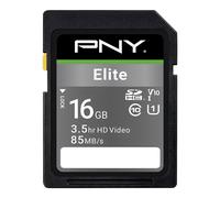 PNY Elite SDHC card 16GB Class 10 UHS-I U1 85MB/s