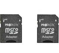 Micro SD to Memory Stick Adapter Memory Card Holder for PSP Micro SD 1MB-128GB Memory Stick Pro Duo (3 PCS) Dual Slot - Black