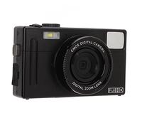 Micro Single Camera, Mirrorless Digital Camera 15 FPS Resolution 3 Inch LCD Monitor 24 Million Pixels With USB Cable (Black)