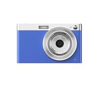Micro SLR Camera 4K Video Portable Digital Camera Retro VLOG Screen Auto Focus Selfie Camera(Color:Blue)