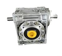 Micro Speed Reduction, Speed Box NRV040-VS Velocity Reducer, Worm Gear Ratios 5:1-80:1, Extension Shaft 11mm 90°