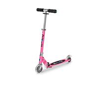 Micro Sprite Pink LED Scooter + Micro Unicorn Backpack XS AC4662 + Micro Unicorn Light AC5466