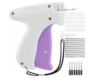 Micro Stitch Gun for Clothes - Quick Stitch Gun for Clothes with 6 Needles & 500 Black 500 White Glue Needles, Stitchy Quick Clothing Fixer Tag Instant Stitch Tool for Quilt Fixing