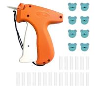 Micro Stitch Gun for Clothes,Quick Stitch Tag Tool Fixer for Clothes Fine Stitch Tagging Machine for Clothing (Orange)