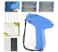 Micro Stitch Gun for Clothes Stitchy Quick Clothing Fixer Clothes Tagging Gun Repair Garment Sewing Machine Stitchy Tool Handheld Tacking Tool Include 1000pcs Glue Needle（Blue)