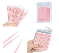 Micro Swabs For Eyelash Extensions, Ultra Fine Tip Cotton Swabs For Eyeliner Correction, Disposable Precision Applicator Brushes For Makeup Removal