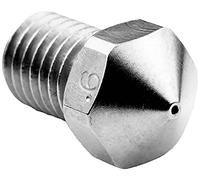 Micro Swiss Plated A2 Tool Steel Wear Resistant Nozzle for Dremel Digilab 3D45 3D Printer Idea Builder 3D Printer .6mm