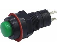 Micro Switch 10Pcs DS-213 10mm Round Miniature Push Button DS-211 Momentary/Self Locking Power(3,Self locking)