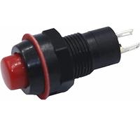 Micro Switch 10Pcs DS-213 10mm Round Miniature Push Button DS-211 Momentary/Self Locking Power(5,Momentary)