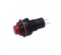 Micro Switch 10Pcs DS-213 10mm Round Miniature Push Button Switch DS-211 Momentary/Self Locking Round Button Switch Power Switch(5,Momentary)