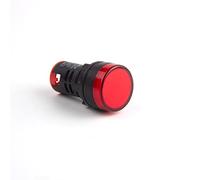 Micro Switch 1pcs 12V 24V 220V 380V 22mm Panel Mount LED Power Indicator Signal Light Lamp(Rosso,380V)