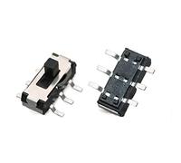 Micro Switch 5PCS 10PCS 6 Pin Switch On-Off 2 Position Micro Slide Toggle Switch Handle H=2MM SMD MSS-04D Industrial switch accessories (Color : 10 Pcs)