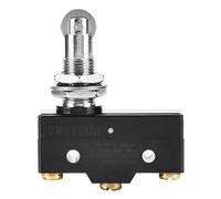 Micro Switch Momentary Limit Switch with Silver Contacts, Single Piece - Snap Action, Roller Type, High Conductivity for Circuit Control (Bei BM-1308)