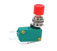 Micro Switches 1Pc DS-438 Momentary Red/Green Push Button Actuator Micro Limit Switch 12mm Push Button Working Voltage 250V(Rd)